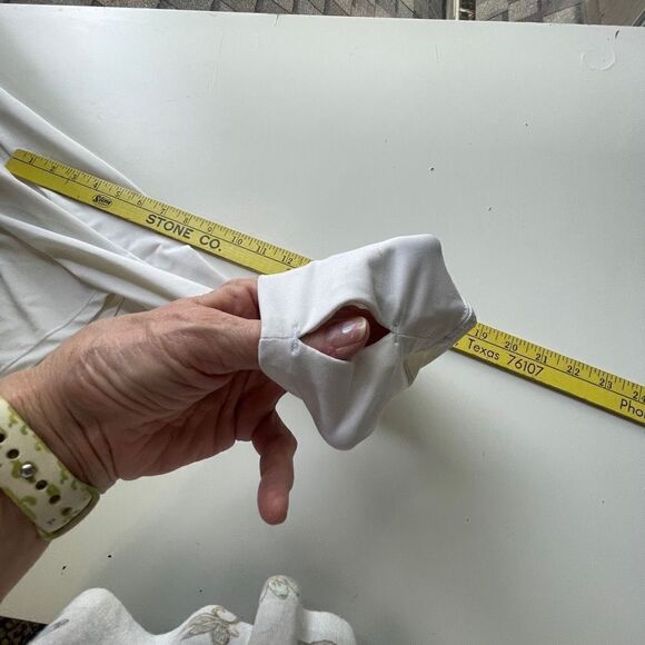 Noble Outfitters Women's Noble Equestrian Mariah Long Sleeve Crew Top White XL - Picture 7 of 8